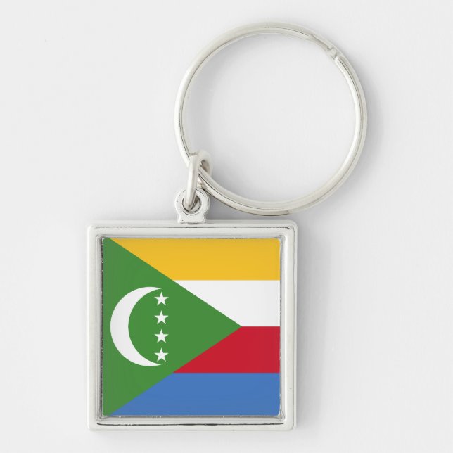 Comoros Flag Keychain (Front)