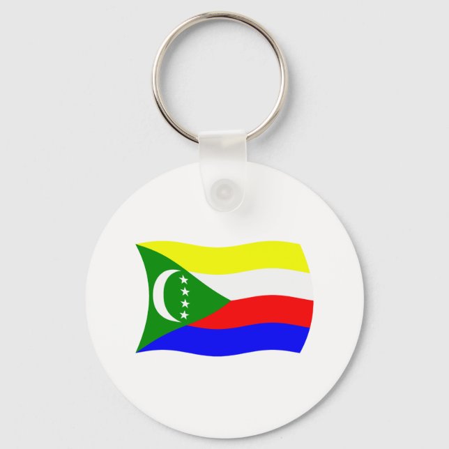 Comoros Flag Keychain (Front)