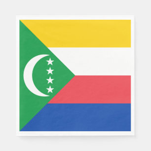 Comoros Flag Napkin