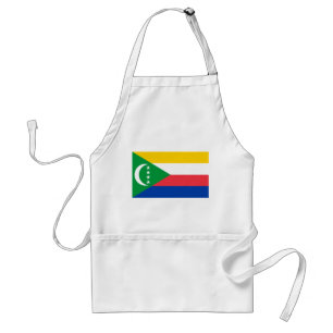 Comoros Flag Standard Apron