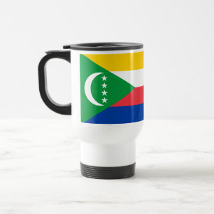 Comoros Flag Travel Mug