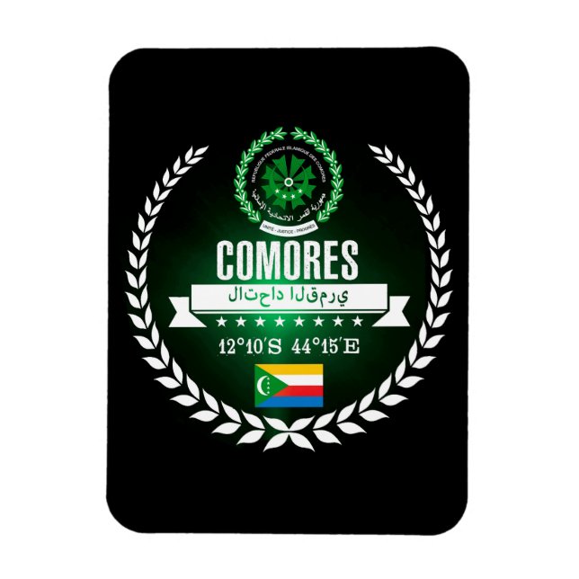 Comoros Magnet (Vertical)