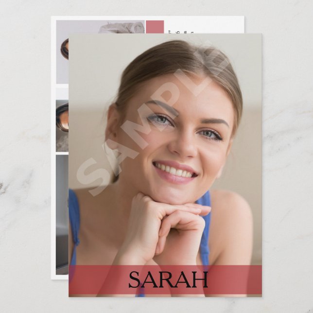 Comp Card Templates (Front/Back)