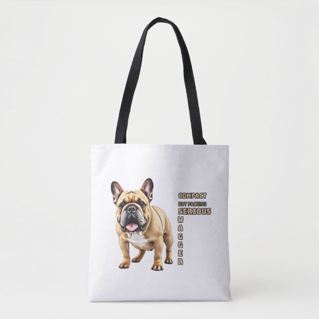 Compact, but packing serious swagger tote bag (Front)