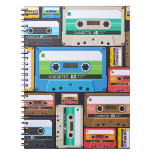 Compact Cassettes Abstract Composition Notebook