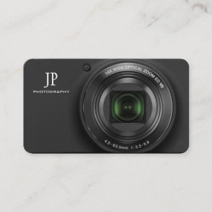 Compact Digital Camera Photography Business Cards