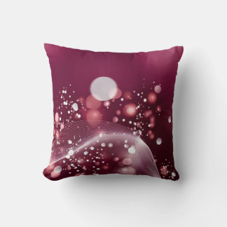 compact mirror Elegant Pink and White Design Cushion