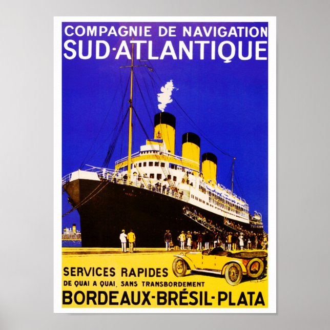 Compagnie De Navigation Sud Atlantique Poster (Front)