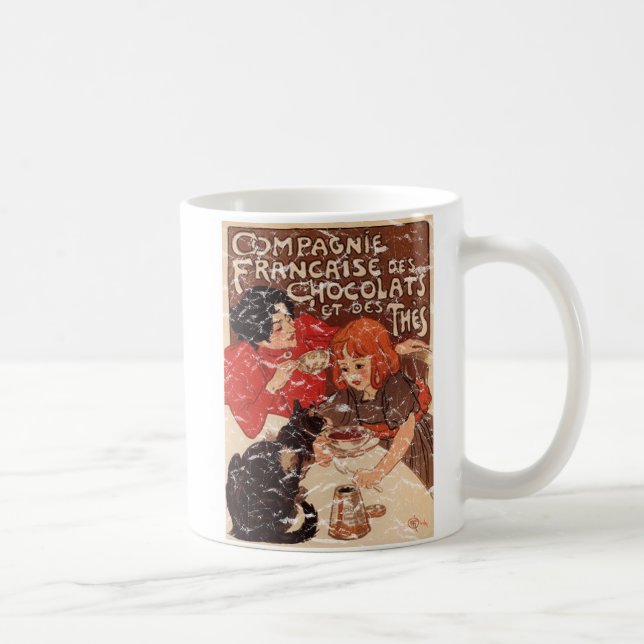 Compagnie - distressed coffee mug (Right)