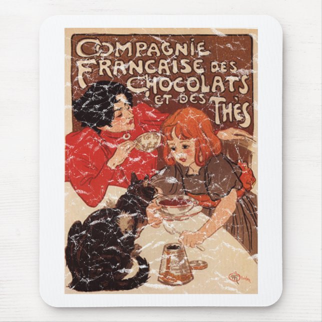 Compagnie - distressed mouse mat (Front)