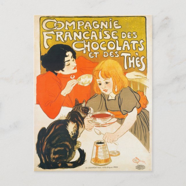 Compagnie Française des Chocolats et des Thès -  Postcard (Front)