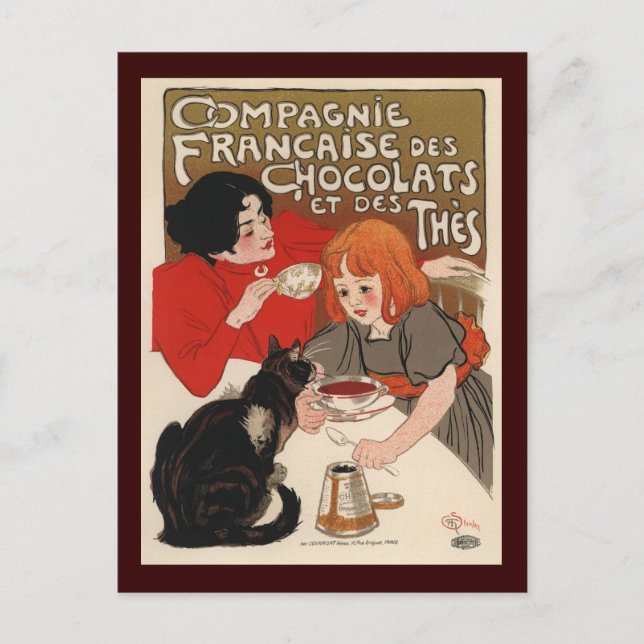 Compagnie Francaise Des Chocolats Postcard (Front)