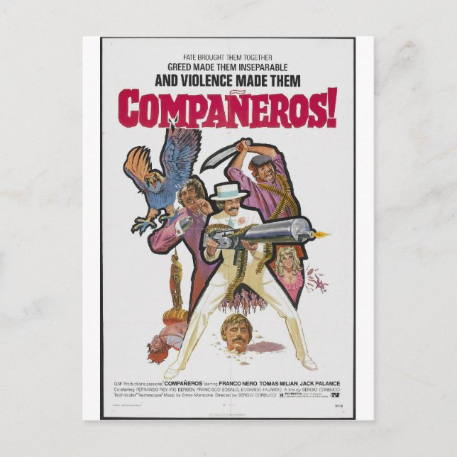 COMPANEROS POSTCARD (Front)