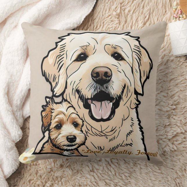 "Companions for Life" Cushion (Blanket)