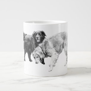 Companions in the Autumn Light Large Coffee Mug