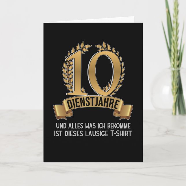 Company Anniversary 25 Years Of Employees Company Card (Front)