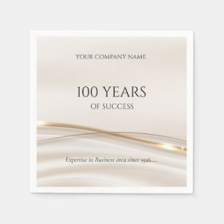 Company Anniversary Custom Business Napkin