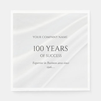Company Anniversary Custom Business Napkin