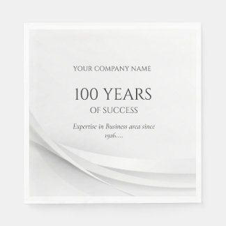 Company Anniversary Custom Business Napkin
