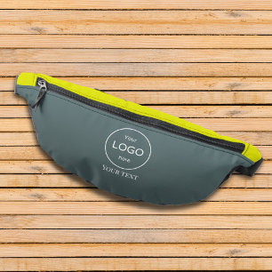 Company blue yellow belly bag logo fanny pack