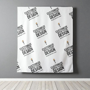 Company Branded Custom Personalised Minimalist  Tapestry