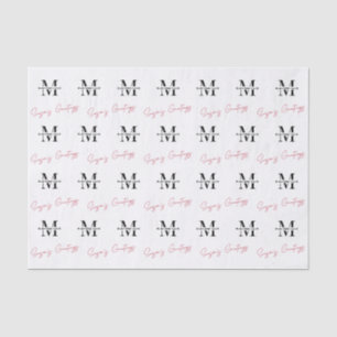 Company Branded Personalised Christmas Modern Tissue Paper