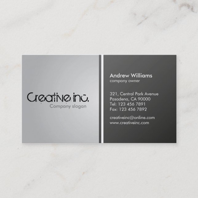 Company - Business Cards (Front)