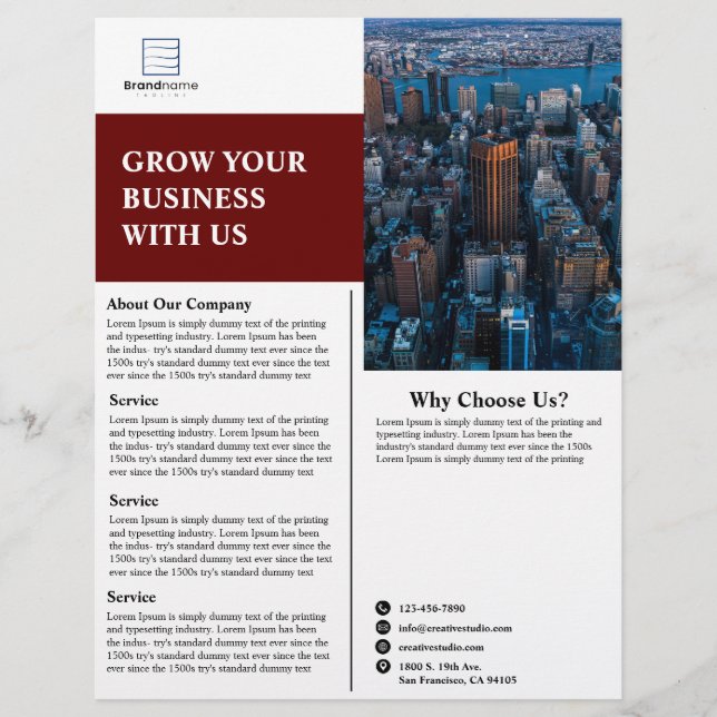 Company Business Flyer (Front)