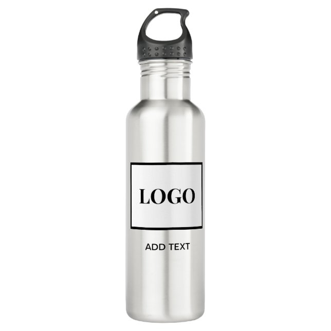 Company Business Logo 710 Ml Water Bottle (Front)