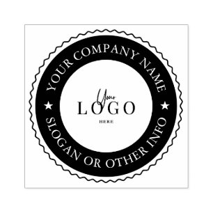 Company Business Logo Custom Rubber Stamp