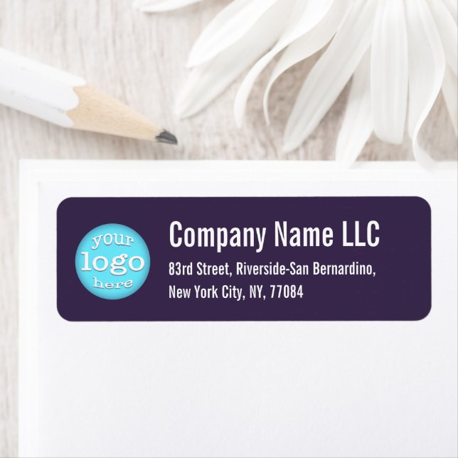 Company Business Logo Dark Purple Return Address (Insitu)