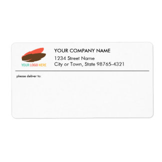Company business logo package shipping address