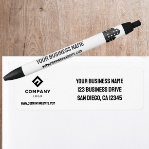 Company Business Logo Professional Return Address 