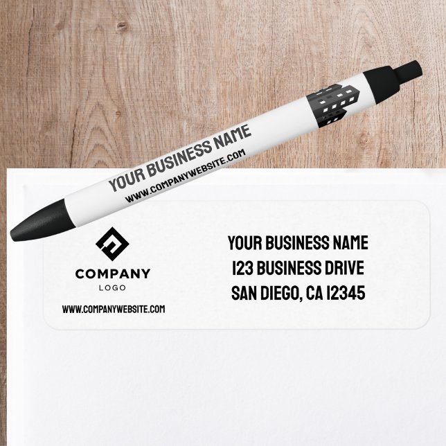 Company Business Logo Professional Return Address  (Creator Uploaded)