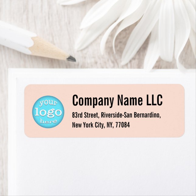 Company Business Logo Rose Gold Return Address (Insitu)