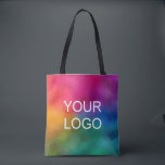Company Business Logo Text Template Modern Tote Bag<br><div class="desc">Add Your Business Company Logo Text Here Elegant Modern Template Shopping Shoulder Tote Bag.</div>