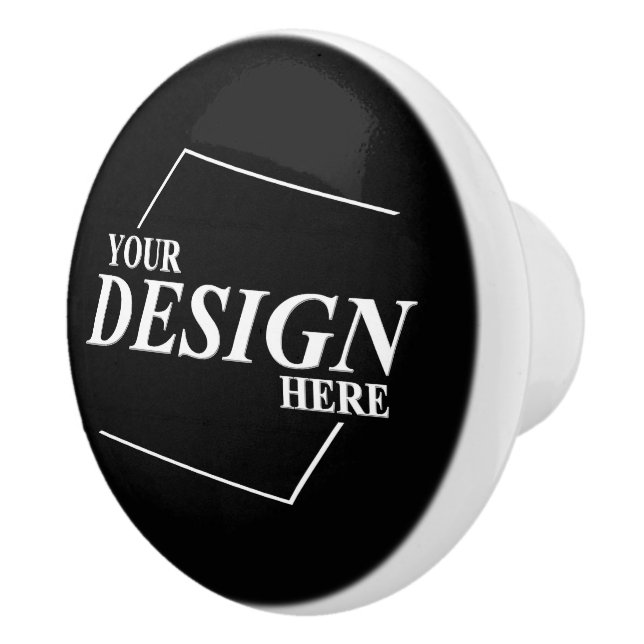 Company Business Name Design Your Own   Ceramic Knob (Right)