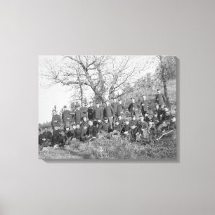 Company C, 3rd US Infantry at Fort Meade Canvas Print