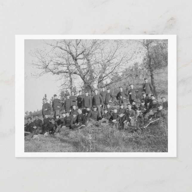 Company C, 3rd US Infantry at Fort Meade Postcard (Front)