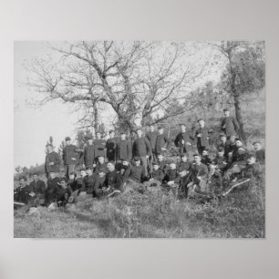 Company C, 3rd US Infantry at Fort Meade Poster