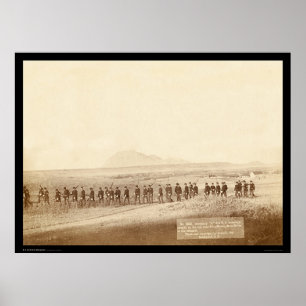 Company C 3rd US Infantry SD 1890 Poster