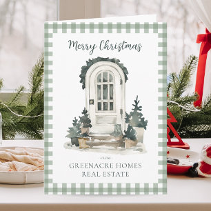 Company Christmas Card Realtor Holiday Card