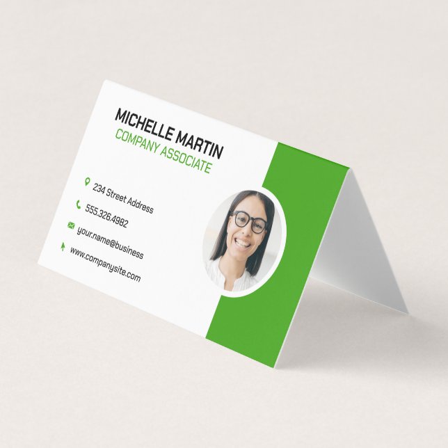 Company | Corporate Professional Template Business Card (Front)