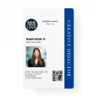 Company Custom QR Code Photo Employee ID