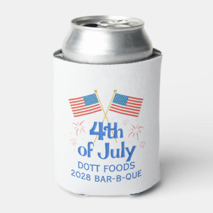 Company Fourth Picnic Fireworks Can Cooler