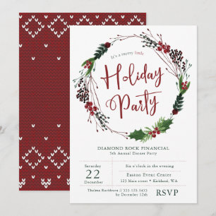 Company Holiday party invitation