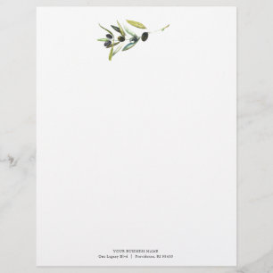 Company Letterhead Design Olive Branch