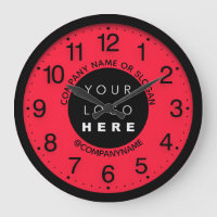 Company Logo Abstract Red Black SPA Name Slogan 