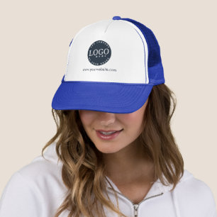 Company Logo and Business Website Employees Trucker Hat
