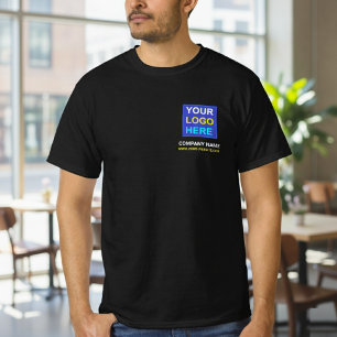 Company Logo and Text or Slogan Small Business T-Shirt